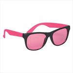 Black Frame With Pink Temples Side